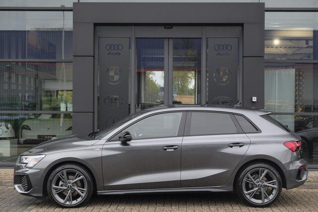 Audi A3 SPORTBACK 30 TFSI 110pk S-line Virtual cockpit Sportstoelen Clima Cruise NLauto 18" LMV Daytonagrijs
