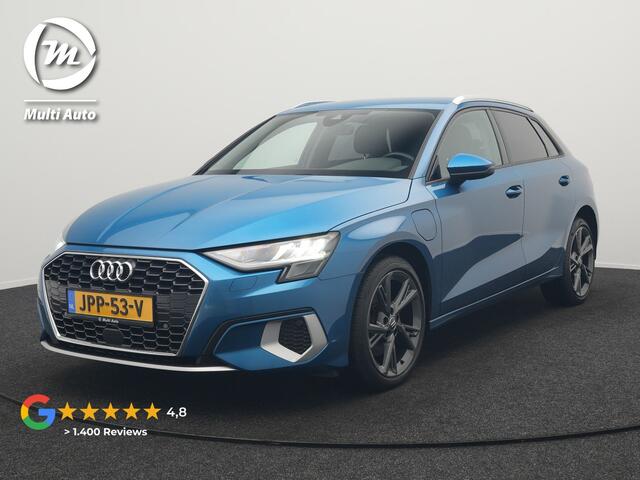 Audi A3 SPORTBACK 40 TFSI e Advanced edition Plug In Hybrid 204pk Dealer O.H PHEV | Trekhaak Afn. | Keyless | Apple Carplay | Sportstoelen Verwarmd | Navigatie | Virtual | Cruise Control | Front & Lane Assist | DAB | 18"L.M |