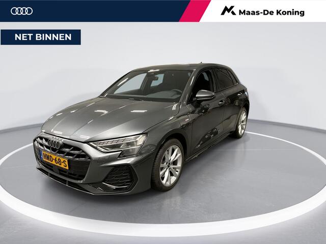 Audi A3 SPORTBACK 40 TFSIe 204pk S-tronic S edition · Camera · Apple/Android Car Play · Navigatie · Stoelverwarming · P-Sensoren · 18'' Inch · Garantie t/m 06-05-2029 of 100.000km