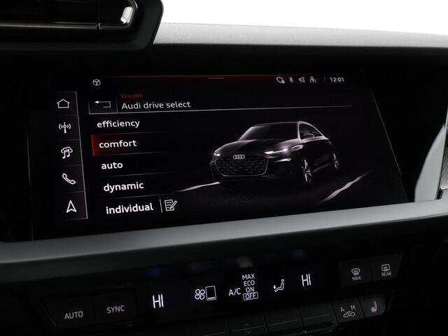 Audi A3 SPORTBACK 40 TFSIe 204pk S-tronic S edition · Camera · Apple/Android Car Play · Navigatie · Stoelverwarming · Zwart optiek · P-Sensoren · 17'' Inch · Garantie t/m 12-06-2029 of 100.000km