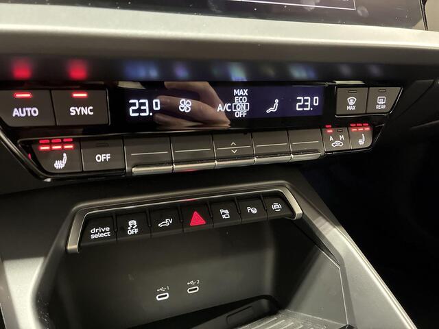 Audi A3 SPORTBACK 40 TFSIe 204pk S-tronic S edition · Camera · Apple/Android Car Play · Navigatie · Stoelverwarming · 17'' Inch · Garantie t/m 08-07-2029 of 100.000km