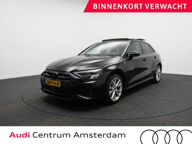 Audi A3 SPORTBACK 40 TFSI e S edition 204 pk S-tronic | Verlengde garantie | Navigatie | Panoramadak | Parkeersensoren (Park assist) | Achteruitrijcamera | Stoelverwarming | S-Line |