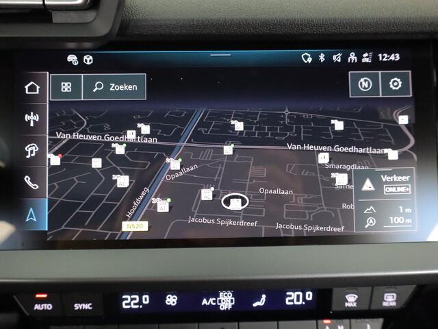 Audi A3 SPORTBACK 40 TFSI e Advanced edition 204 pk S-tronic | Verlengde garantie | Navigatie | Parkeersensoren (Park assist) | Achteruitrijcamera | Adaptieve cruise control | Stoelverwarming |