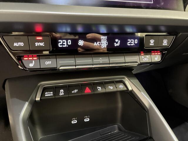 Audi A3 SPORTBACK 40 TFSIe 204pk S-tronic S edition · Camera · Apple/Android Car Play · Stoelverwarming · Navigatie · P-Sensoren · 17'' Inch · Garantie t/m 21-07-2029 of 100.000km