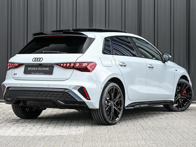 Audi A3 SPORTBACK 45 TFSI e S edition Competition | Panoramadak | 5 jr garantie | Ambiance interieur | Active Cruise | Sonos Sound | S-Seats + Memory | Head-Up | Camera | Stoelverwarming | Keyless
