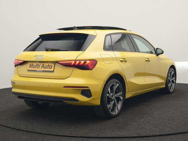 Audi A3 SPORTBACK 40 e-tron Advance Sport Plug In Hybrid 204pk Dealer O.H. PHEV | Panodak | Sportstoelen Verwarmd | Matrix LED | Keyless | Blis | Virtual Cockpit | Navigatie | DAB | Cruise Control |