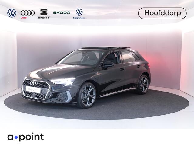 Audi A3 SPORTBACK 40 TFSI e S-Line 204 pk S-tronic | SOH 99% | Private lease vanaf ¤603,- | Panoramadak | Parkeersensoren (Park assist) | Achteruitrijcamera | Stoelverwarming | S-Line exterieur |