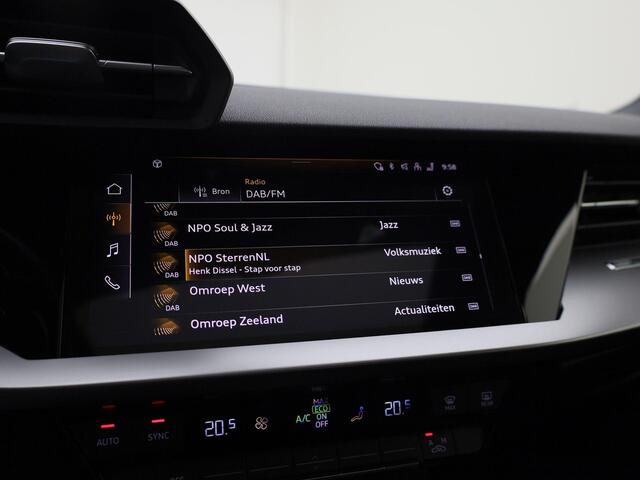 Audi A3 SPORTBACK 40 TFSIe 150kW/204PK S Line · Panoramadak · Cruise control adaptief · Drive select