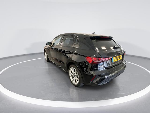 Audi A3 SPORTBACK 40 TFSIe 204pk S-Tronic S Edition · Camera · Apple/Android Car Play · Parkeerassistent · ACC · Optiekpakket Zwart · Stoelverwarming · Garantie t/m 08-07-2029 of 100.000km