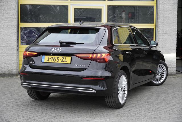 Audi A3 SPORTBACK 30 TFSI 5drs Business edition BJ2020 Lmv 17" | Led | Pdc | Dynamische knipperlichten | Virtual cockpit | Climate control | Cruise control | Sportstoelen | Getint glas | Nw-model!