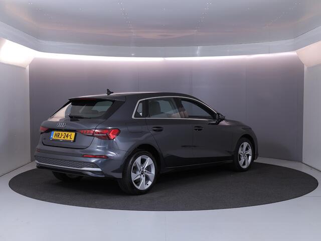 Audi A3 SPORTBACK 40 TFSI e Advanced edition 204 pk s-tronic | SOH 100% | Verlengde garantie | Navigatie | Parkeersensoren (Park assist) | Achteruitrijcamera | Stoelverwarming | Adaptieve cruise control |