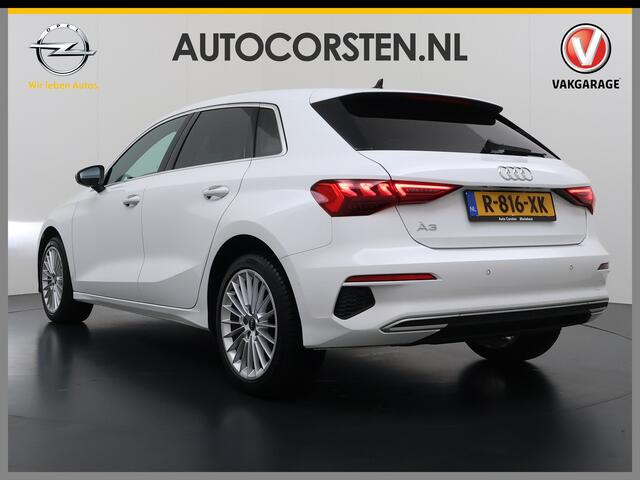 Audi A3 SPORTBACK 30TFSI m.Hybrid Automaat Apple Carplay Android Auto Adap.Cruise Navi Ecc Sportstoelen Pdc Cruise Control Advanced Edition Privacy Glas Lmv Led DAB Wifi Regensensor Rijstrooksensor Virtual Cockpit 1e Eigenaar Origineel Nederlandse Auto