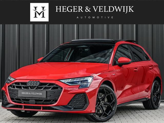 Audi A3 SPORTBACK 45 TFSI e S edition Competition | Panoramadak | 5 jr garantie | Ambiance interieur | Active Cruise | Sonos Sound | S-Seats + Memory | Head-Up | Camera | Stoelverwarming | Keyless