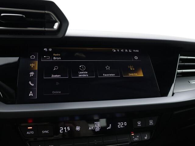 Audi A3 SPORTBACK 40 TFSIe 204pk S-tronic S edition · Camera · Apple/Android Car Play · Stoelverwarming · Navigatie · P-Sensoren · 17'' Inch · Garantie t/m 18-08-2029 of 100.000km