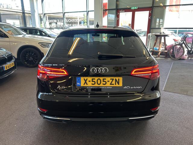 Audi A3 SPORTBACK 40 e-tron Advance S-Line 204PK | Digital dashboard | Adaptieve cruise control | Climate control | Stoelverwarming | Achteruitrijcamera | Matrix LED | 18''INCH LM