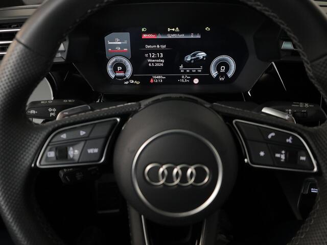 Audi A3 SPORTBACK 40 TFSI e S edition 204 pk S-tronic | Verlengde garantie | Navigatie | Parkeersensoren (Park assist) | Achteruitrijcamera | Stoelverwarming | S-Line |