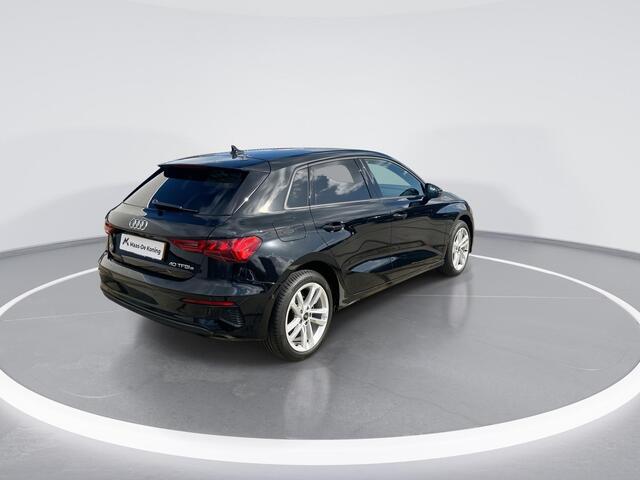 Audi A3 SPORTBACK 40 TFSIe 150kW/204PK · Leder · Camera · Apple/Android Car Play · Elektrische stoelverstelling · Navigatie · Stoelverwarming ·