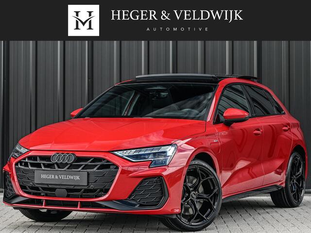 Audi A3 SPORTBACK 45 TFSI e S edition Competition | Panoramadak | 5 jr garantie | Ambiance interieur | Active Cruise | Sonos Sound | S-Seats + Memory | Head-Up | Camera | Stoelverwarming | Keyless