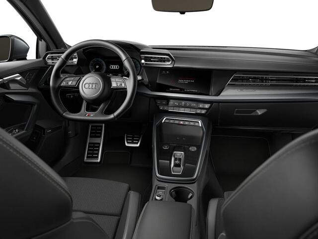 Audi A3 SPORTBACK 40 TFSI e S edition 204 PK · Glazen panoramadak · SONOS premium 3D · Lichtpakket pro ambient light