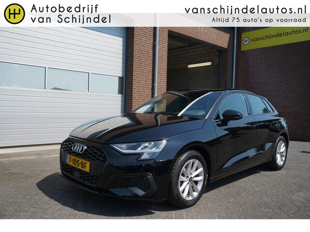 Audi A3 SPORTBACK 30 TFSI PRO LINE ORIGINEEL NEDERLANDS DEALER ONDERHOUDEN ZWARTE HEMEL ANDROID-APPLECARPLAY ADAPTIEVE CRUISE RIJSTROOKSENSOR ECC AIRCO BLUETOOTH PDC LMV ENZ...