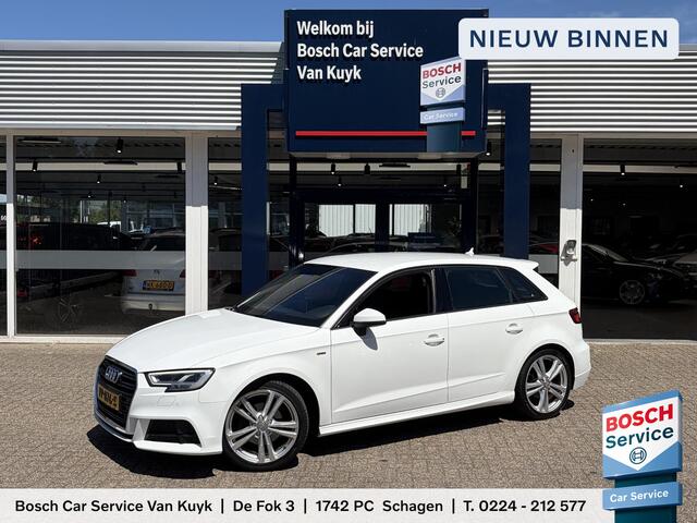Audi A3 SPORTBACK 1.0 TFSI Sport S Line Edition / Automaat / NL-Auto / Cruise-Control / Climate-Control / LED / Radio-Bluetooth / Navi / PDC V+A / Camera / 18'' LMV / All-Seasons / ENZ.