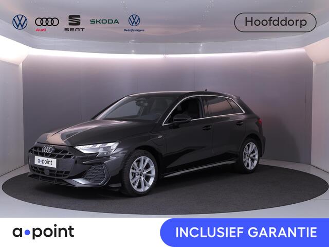 Audi A3 SPORTBACK 40 TFSI e S edition 204 pk S-tronic | Verlengde garantie | Parkeersensoren (Park assist) | Achteruitrijcamera | Adaptieve cruise control | Autom. airco (3 zones) | S-Line |
