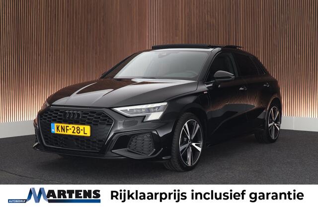 Audi A3 SPORTBACK 40 TFSI e 204pk S Edition Keyless Stoelverwarming Navigatie Virtual Cockpit Panoramadak 2x S-Line