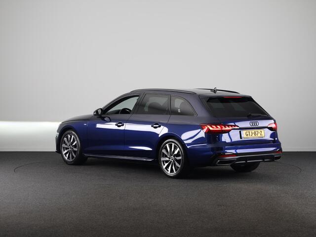 Audi A4 Avant 35 TFSI S edition Competition 150 pk S-tronic | Private lease vanaf ¤ 751,- per maand | Verlengde garantie | Navigatie | Parkeersensoren | Stoelverwarming | S-Line |