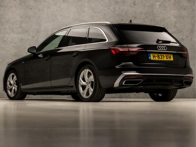Audi A4 Avant 35 TFSI S-Line Sport 150Pk Automaat (2X S-LINE, APPLE CARPLAY, GROOT NAVI, STOELVERWARMING, LEDER, SPORTSTOELEN, PLAT S-LINE SPORTSTUUR, GETINT GLAS, FLIPPERS, ELEK ACHTERKLEP, NIEUWSTAAT)