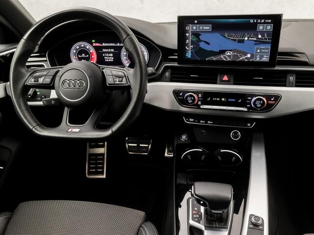 Audi A4 Avant 35 TFSI S-Line Sport 150Pk Automaat (2X S-LINE, APPLE CARPLAY, GROOT NAVI, STOELVERWARMING, LEDER, SPORTSTOELEN, PLAT S-LINE SPORTSTUUR, GETINT GLAS, FLIPPERS, ELEK ACHTERKLEP, NIEUWSTAAT)