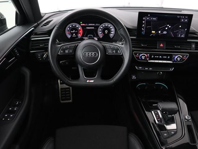 Audi A4 35 TFSI S edition Competition | Panoramadak | Stoelverwarming | Virtual Cockpit | Carplay | Half leder | Navigatie | Sportstoelen | Full LED | DAB | Climate control | Cruise control | S Line