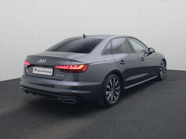 Audi A4 Limousine 35 TFSI S edition Competition · Apple/Android Car Play · Adaptive Cruise Control · Leder/stof · Camera + Parkeersensoren · Stoelverwarming · Garantie t/m 24-03-2026 of 100000km
