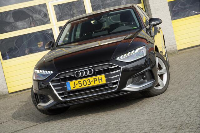 Audi A4 Limousine 35 TFSI 150PK! Automaat Business Edition BJ2020 Lmv 17" | Led V+A | Dynamische knipperlichten | Pdc | Sideskirts | App-Connect | Navi | Virtual cockpit | Climate control | Cruise control | Sportstoelen | Getint glas