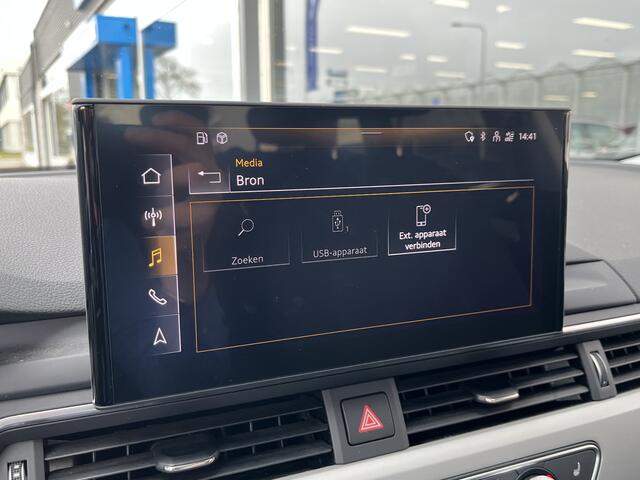Audi A4 Avant 35 TFSI Advanced Edition / AUTOMAAT/ PANO/ PARK. SENSOREN/ ELEK. ACHTERKLEP/ CRUISE/ LED/ VIRTUAL COCKPIT/ KEYLESS/ STOELVERWARM./ SMARTPHONE INTERFACE/ NAVI/ CLIMA/ DAB/ 17" LMV