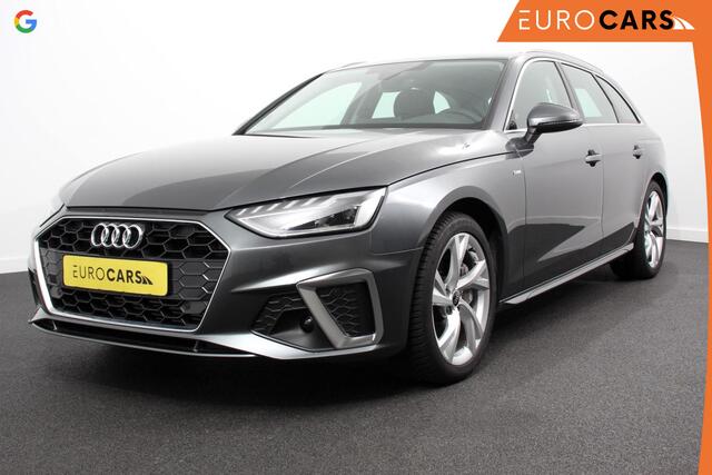 Audi A4 Avant 40 TFSI 204 pk S-tronic S Line Plus Navigatie Adaptive Cruise Control Parkeersensoren Camera Lane Assist Elektrische achterklep Stoelverwarming Ledverlichting Virtual Cockpit Climatronic