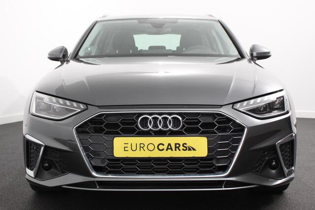 Audi A4 Avant 40 TFSI 204 pk S-tronic S Line Plus Navigatie Adaptive Cruise Control Parkeersensoren Camera Lane Assist Elektrische achterklep Stoelverwarming Ledverlichting Virtual Cockpit Climatronic