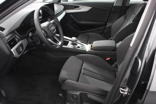 Audi A4 Avant 40 TFSI 204 pk S-tronic S Line Plus Navigatie Adaptive Cruise Control Parkeersensoren Camera Lane Assist Elektrische achterklep Stoelverwarming Ledverlichting Virtual Cockpit Climatronic
