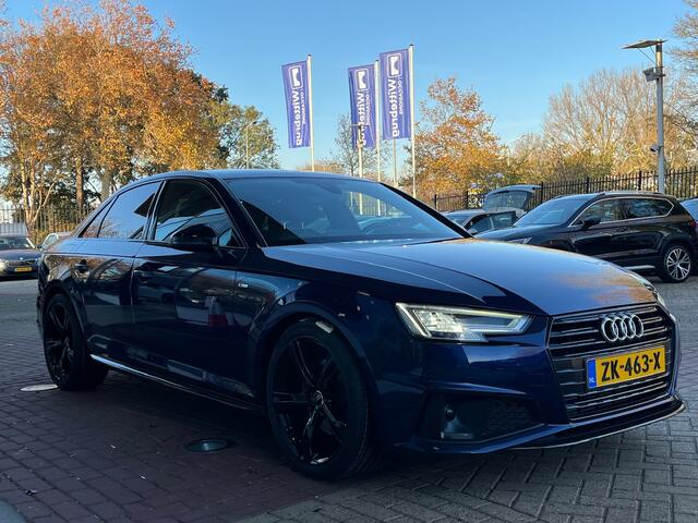 Audi A4 Limousine 40 TFSI 190PK Sport S line black edition / Parkeersensoren / Getint glas / Navigatie / Lederen bekleding / 19'' LMV TRANS
