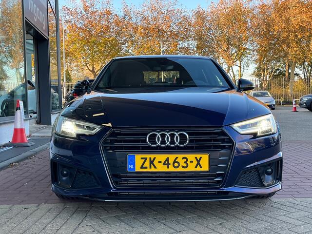 Audi A4 Limousine 40 TFSI 190PK Sport S line black edition / Parkeersensoren / Getint glas / Navigatie / Lederen bekleding / 19'' LMV TRANS