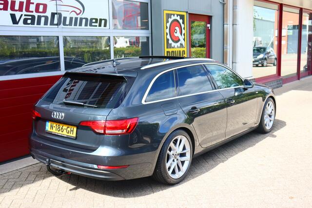 Audi A4 Avant 1.4 TFSI Design Pro Line Plus O.a: Pano, Afn. Haak, Navi, Clima, Cruise, Stoelverw, Etc. All-in prijs!