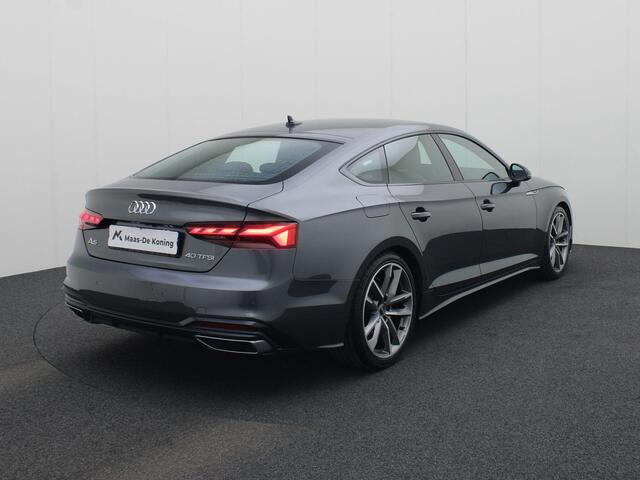 Audi A5 Sportback 40 TFSI/204PK S Line · Leder · Camera · Apple/Android · Adaptive Cruise Control