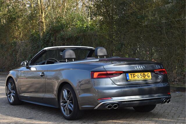 Audi A5 Cabriolet 2.0 TFSI MHEV Design Pro Line Plus 3x S-Line Elekt.haak | Stoel- & nekverwarming | Keyless | Carplay | Virtual Cockpit | Full LED | Historie