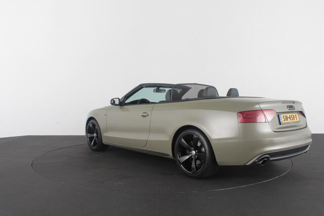 Audi A5 Cabriolet 1.8 TFSI S line > 177pk/Cabrio/Dark Green&black/Sportstoelen verwarmbaar...