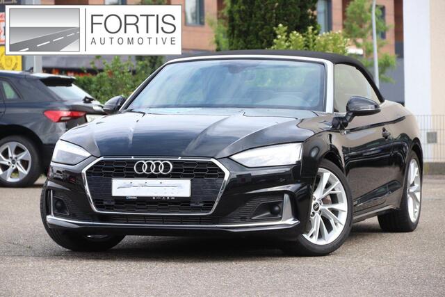 Audi A5 Cabriolet 40 Tfsi S-Tronic (150kW/204pk) ** MATRIX, LEDER, VIRTUAL, NEKVERW, 18-inch LMV, ADAPT. CRUISE ** 1e EIG - ¤ 26.250,= onder NP ** ** INFORMEER OOK NAAR ONZE AANTREKKELIJKE FINANCIAL-LEASE TARIEVEN **