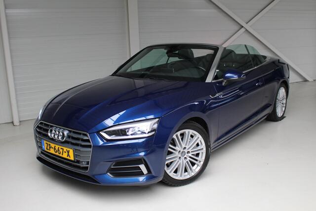 Audi A5 Cabriolet 2.0 TFSI 252PK Design Pro Line Plus Lederen bekleding | Climate Control | Navigatie | Stoelverwarming | Scarf