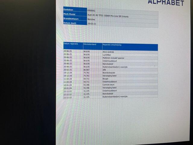 Audi A5 Sportback 40 TFSI Pro Line Automaat - Navi, Cruise, Clima