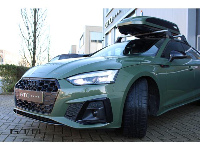 Audi A5 Sportback 40 TFSI S Edition; District Green/Bang & Olufsen/Pano/"RS" Stoelen