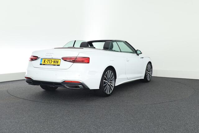 Audi A5 Cabriolet 35 TFSI 150pk S edition Nekverwarming Stoelverwarming Leder Virtual Cockpit Matrix Led 2x S-Line