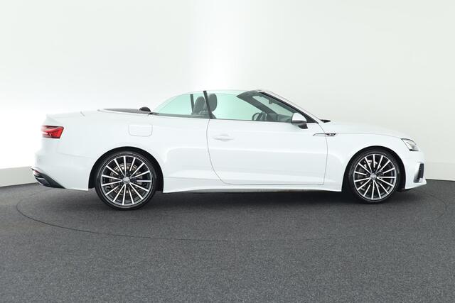 Audi A5 Cabriolet 35 TFSI 150pk S edition Nekverwarming Stoelverwarming Leder Virtual Cockpit Matrix Led 2x S-Line