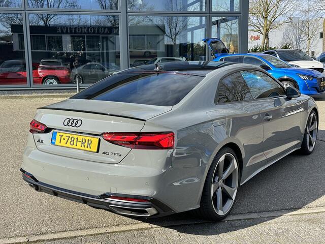 Audi A5 Coupé 40 TFSI S edition S LINE IN- EN EXTERIEUR | TOPSTAAT! | 20 INCH| LEER| CAMERA| STOELVERWARMING| MATRIX LED| QUANTUM GRIJS